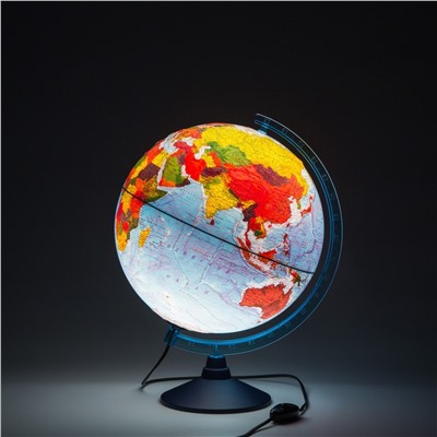 Глобус GLOBEN INT13200290 Интерактивный физико-политический с подсветкой рельефный 320 с очками VR
