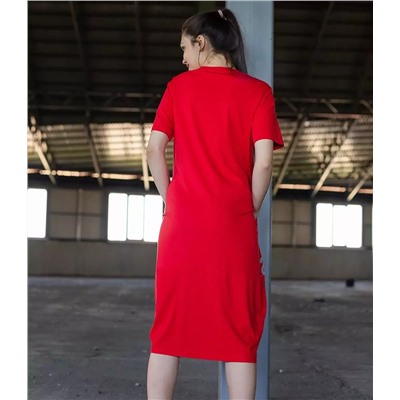 Платье #КТ6063, красный