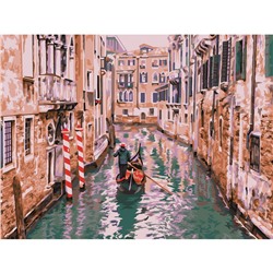 Картина по номерам на картоне ТРИ СОВЫ "По каналам Венеции", 30*40см, с акриловыми красками и кистями