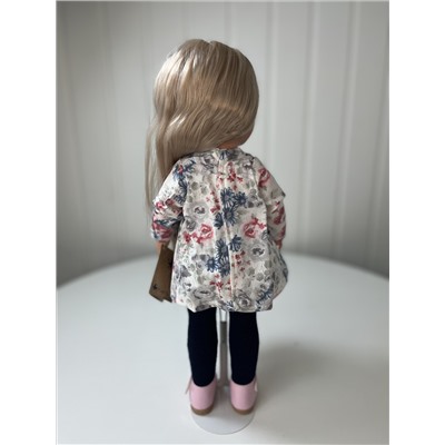 Кукла Нина, блондинка, в пальто и берете, 42 см , арт. 42105А