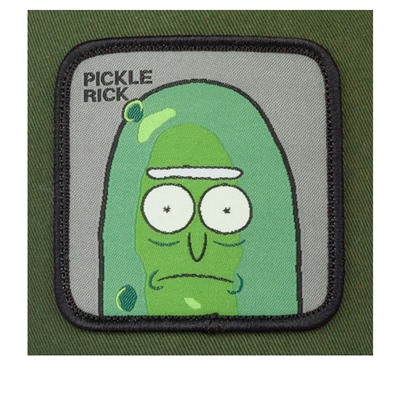 Бейсболка с сеточкой CAPSLAB арт. CL/REM/1/PIC2 Rick and Morty Pickle Rick (оливковый)