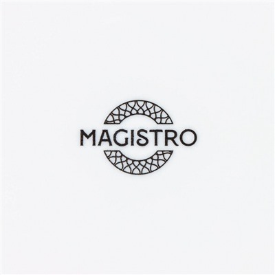Блюдо фарфоровое прямоугольное Magistro Rodos, 35,7×25,6×3,1 см
