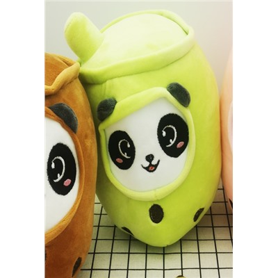 Мягкая игрушка "Cocktail panda", green, 19 см
