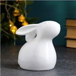 Фигура "Кролик" белый, 9х13х13см
