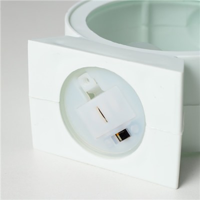 Ночник "Свеча в подсвечнике" LED от батареек белый 4х9,5х15 см