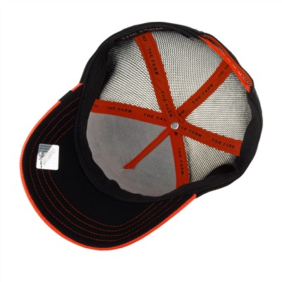 Бейсболка с сеточкой																																																																																																																																																												GOORIN BROTHERS арт. 
												  101-0936																		  (черный / оранжевый)