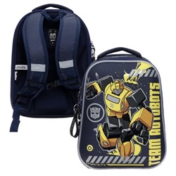 Рюкзак каркасный Transformers Prime, 40 х 30 х 15 см, EVA, со светодиодами