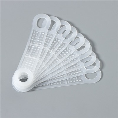 Накладки силиконовые для вешалок, антискользящие, 10 шт, 10×2,2 см