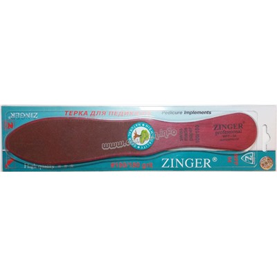 Терка для педикюра деревянная Zinger zo-WFF-04 цветная