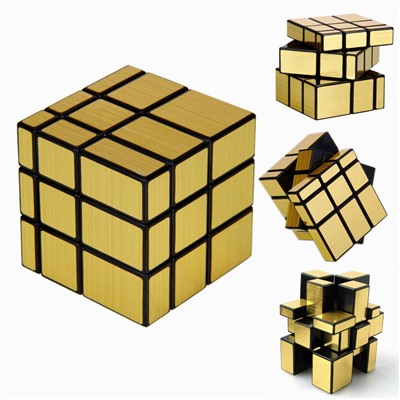Fanxin Зеркальный Кубик 3х3 Золотой