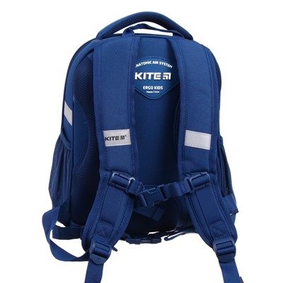 Рюкзак каркасный Kite Education Cyber, 35 х 26 х 13,5 см, синий