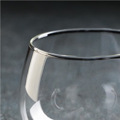 Набор чайный из стекла Magistro «Эко», 5 предметов: чайник 1 л, 13×22×12,5 см, 4 кружки 350 мл, 9,5×13×7,5 см