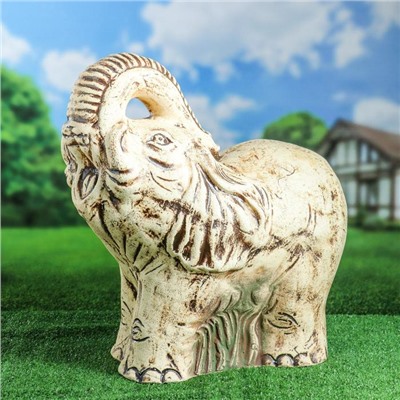 Садовая фигура "Слон", шамот, 40*30*56 см