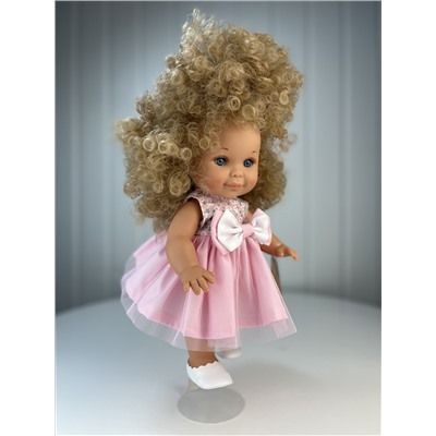 Кукла "Бетти", кудрявая, в праздничном платье, 30 см, арт. 3141