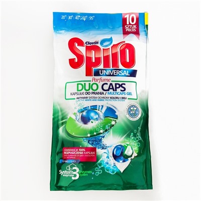 Капсулы для стирки универсальные, Spiro laundry washing caps Universal, 10 шт.