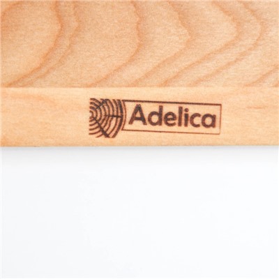 Блюдо для подачи на ножках Adelica «Евразия», для суши и роллов, 35×15×5,5 см, массив берёзы