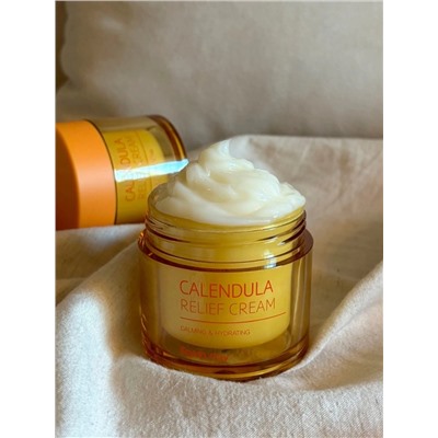 FARMSTAY - КРЕМ ДЛЯ ЛИЦА С ЭКСТРАКТОМ КАЛЕНДУЛЫ CALENDULA RELIEF CREAM, 80 МЛ