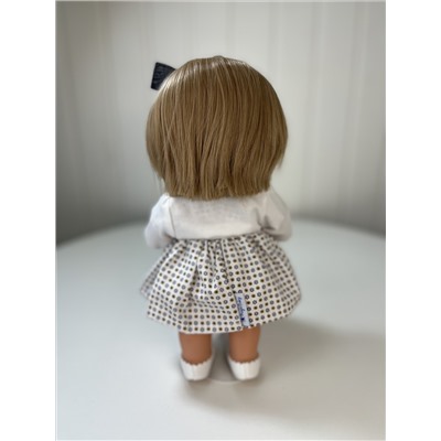 Кукла Бетти в пестром платье и белой кофточке, 30 см , арт. 31114