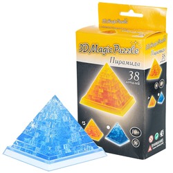 Yuxin 3D-Пазл "Египетская Пирамида" Crystal Puzzle, Синяя