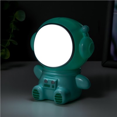 Ночник "Космонавт" LED 1.5Вт USB АКБ зеленый 9,5х8х10,5 см