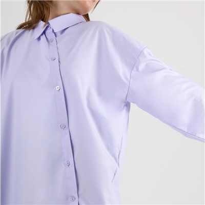 Рубашка SL, косая планка, 42-44, лаванда