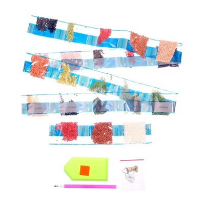 Алмазная мозаика на подрамнике с полным заполнением «Девушка в цветах», 20 × 30 см